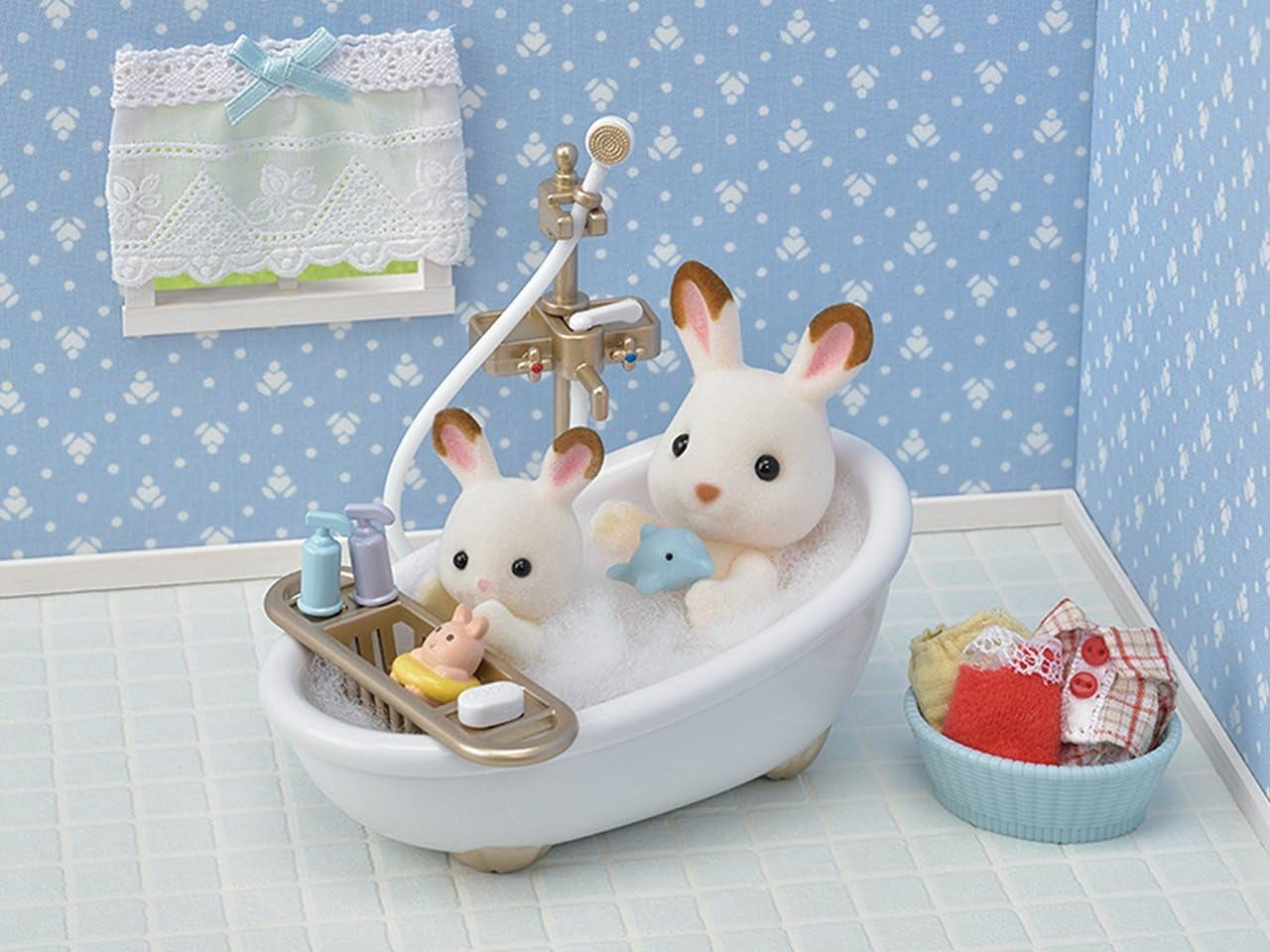 Sylvanian Families 5286 Salle de bain rustique - Meubles de maison de poupée