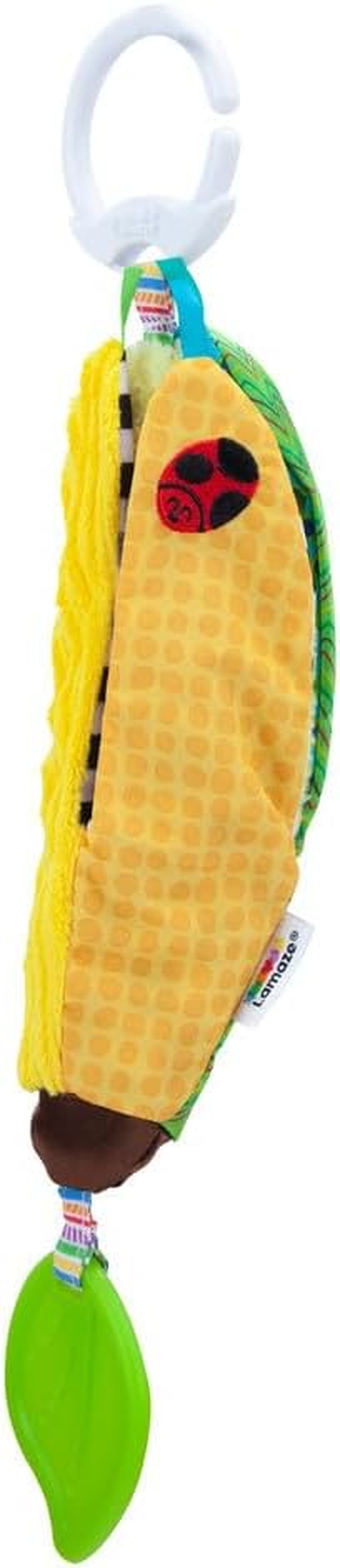 LAMAZE Bea the Banana, Clip pe cărucior și cărucior Jucărie pentru nou-născut, jucărie senzorială pentru bebeluși cu culori și sunete, jucărie de dezvoltare pentru băieți și fete cu vârsta cuprinsă între 0 și 24 de luni, galben Jucarii Bebe Naty Shop
