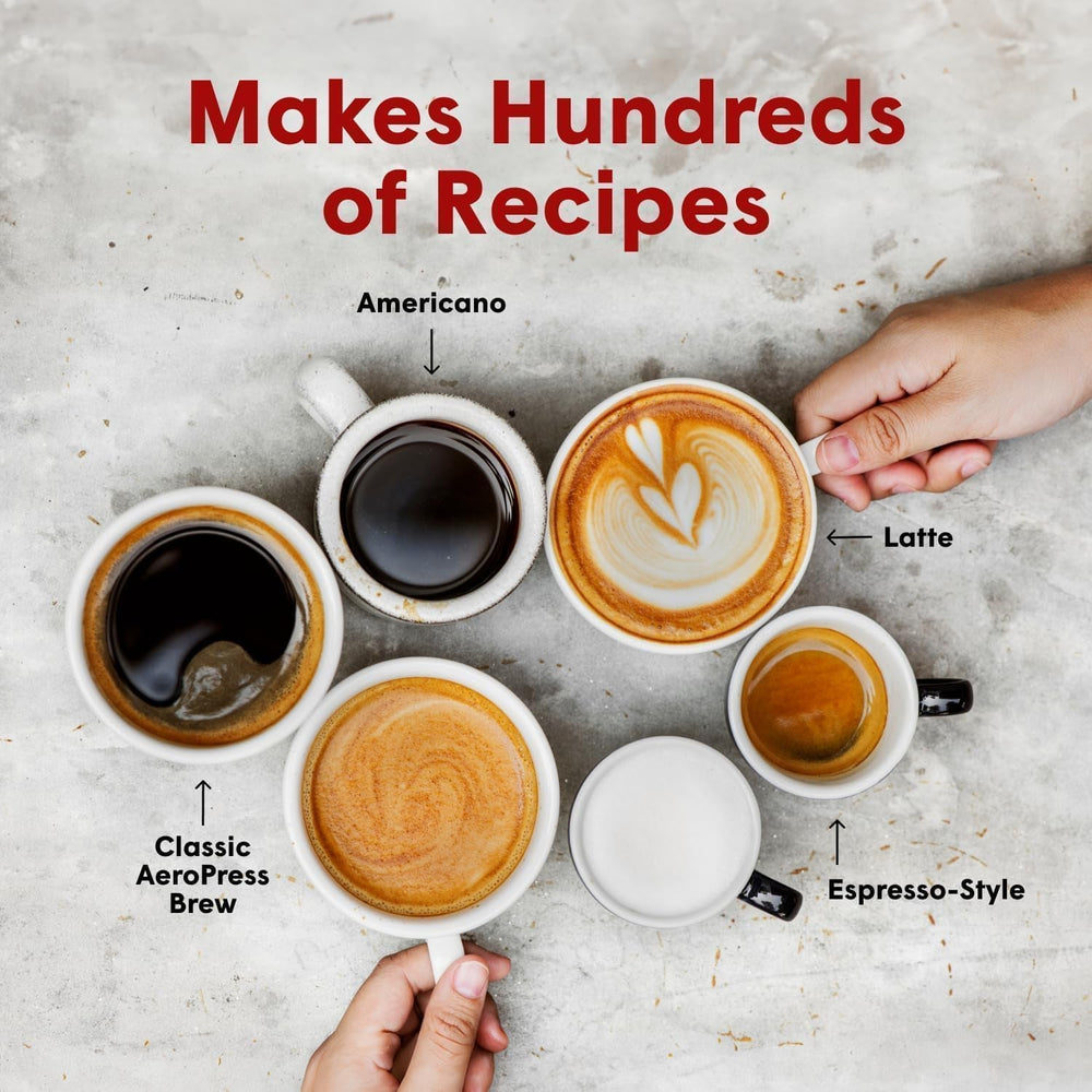 Machine à café et expresso originale AeroPress, cafetière portable de niveau Barista avec chambre, piston et filtres, machine à café et expresso rapide