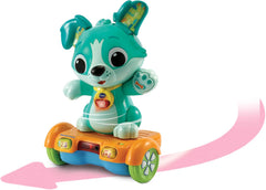 Vtech Baby Catch Me Puppy - Cățelușul hoverboard motorizat încurajează mișcarea - Cu urechi mișcătoare, cântece, sunete și conținut de învățare - Pentru copii cu vârsta cuprinsă între 12-36 luni Jucarii Bebe Naty Shop