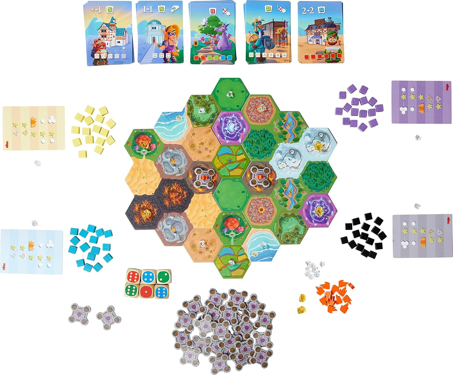HABA 306400 - Dice King - Jeu de société, jeux de dés pour enfants à partir de 8 ans, fabriqué en Allemagne