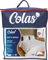 Couette COLAS NORMAND, 200 X 200 Cm, coton biologique et laine Mérinos, chaude, lavable en machine à 30°C Couettes et couettes Naty Shop Titre par défaut