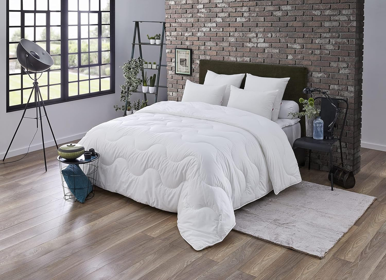 Plapumă Maxiconfort Ultra, caldă, fibră sintetică, 260 X 240 cm, alb Plapumi si pilote Naty Shop 140/200 Modern