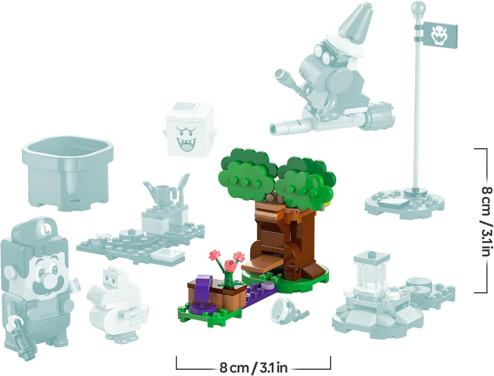 LEGO Super Mario Apprendre avec Luigi interactif, Jeu Nintendo pour jeunes, filles et joueurs à partir de 6 ans, Ensemble de jeux pour enfants avec bébé rose Yoshi 71440