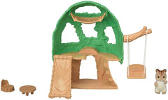 Sylvanian Families 5318 Cabane dans les arbres pour bébé - Ensemble de jeu pour maison de poupée