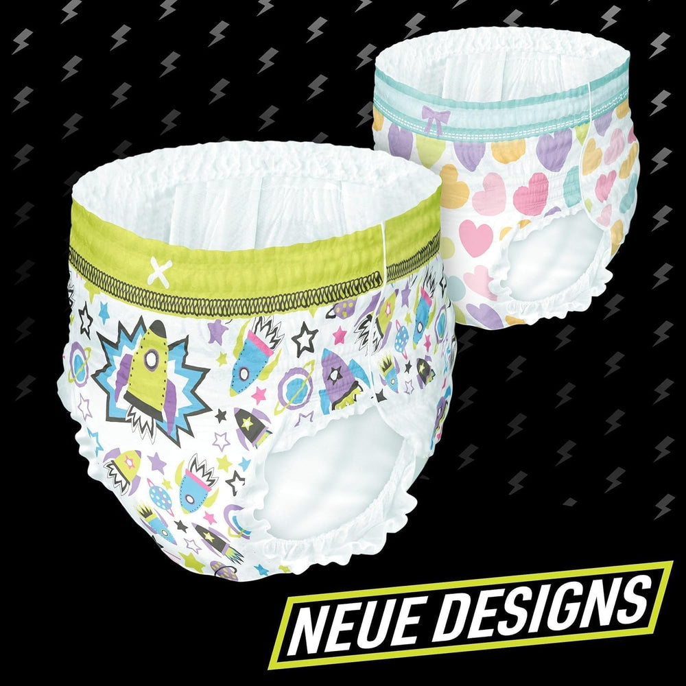 Pantalon de pyjama vaisseau spatial, paquet de 10 pantalons de nuit absorbants, 7 ans, 17 kg-30 kg, protection contre les fuites toute la nuit