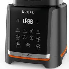 Krups Highspeed - Batteur sur socle Infinymix KB9158 | 1600 W | 5 programmes automatiques + Einstellung manuel | Porte-tritan | Incl. Rezepvol | Smoothies, shakes, glace pilée | Schwarz Cuisine Naty Shop