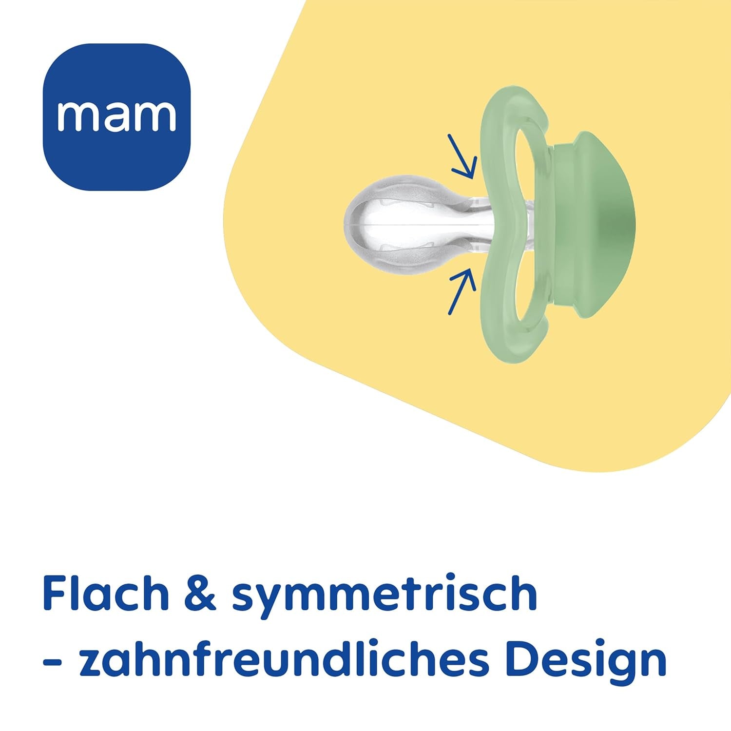 MAM Air Lot de 2 Sucettes en Silicone Extra Légères et Aérées Sucette pour Bébé Respectueuse des Dents en Silicone Spécial MAM SkinSoft avec Boîte à Sucette 6-16 Mois Ours/Rhinocéros