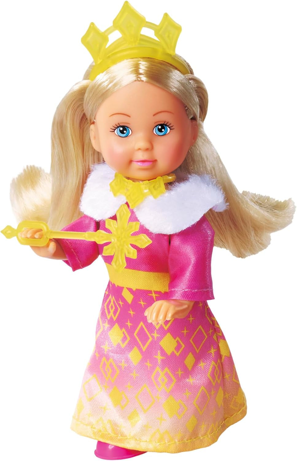 Simba Evi Love Princess Ride, poupée princesse avec traîneau et cheval d'hiver, accessoires princesse, 12 cm, à partir de 3 ans