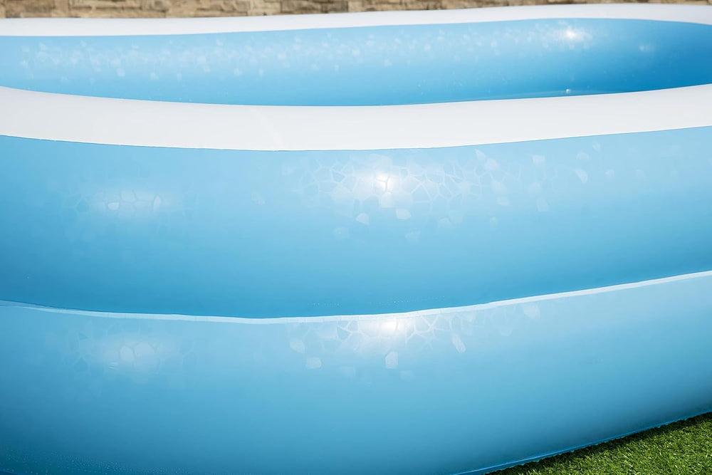 Bestway Family Pool, Piscine rectangulaire pour Enfants, Facile à Assembler, Couleur, 262 x 175 x 51 cm