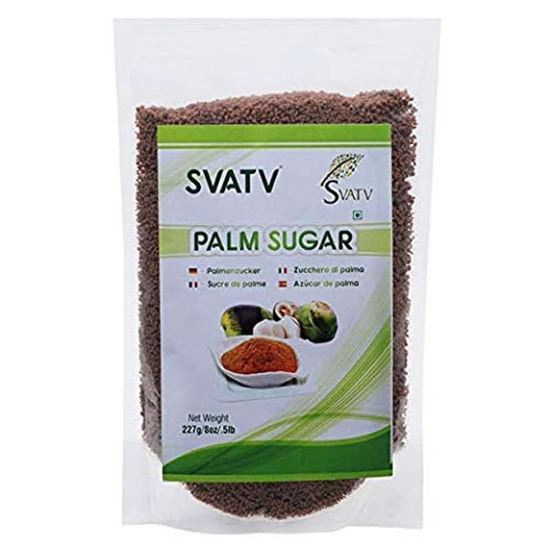 SVATV Sucre de palme roux en poudre, 227 grammes Édulcorants Naty Shop