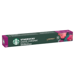 STARBUCKS Caffé Verona de Nespresso, torréfaction foncée, Kaffeekapseln 10 x 10 (100 Kapseln)