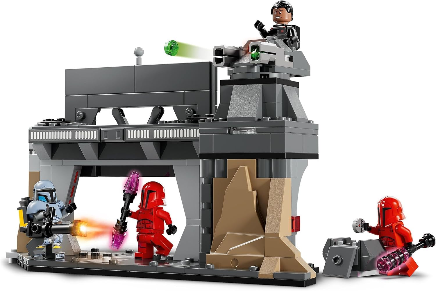 LEGO Star Wars : Le duel mandalorien entre Paz Vizsla et Moff Gideon, jouet de construction à collectionner pour enfants, idée cadeau pour garçons et filles créatifs de plus de 7 ans, jouet mandalorien 75386 Jeux de construction Beuche den LEGO-Store