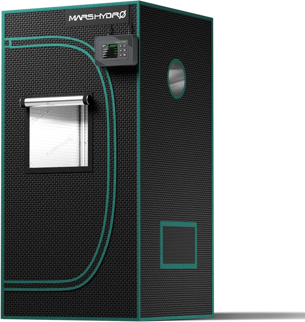 MARS HYDRO Tente de culture 60 x 60 x 140 cm, tente de culture intérieure, tentes de culture en Mylar réfléchissant pour culture hydroponique, plateau inférieur amovible pour espace de culture des plantes