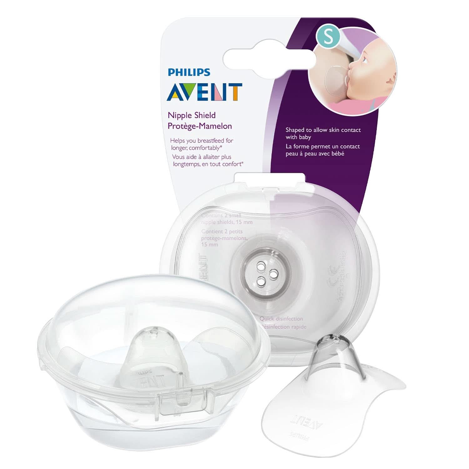 Philips Avent protège-tétine (modèle SCF153/03) Accessoires Alimentation et Allaitement Bebe Naty Shop Klein (15 Mm)