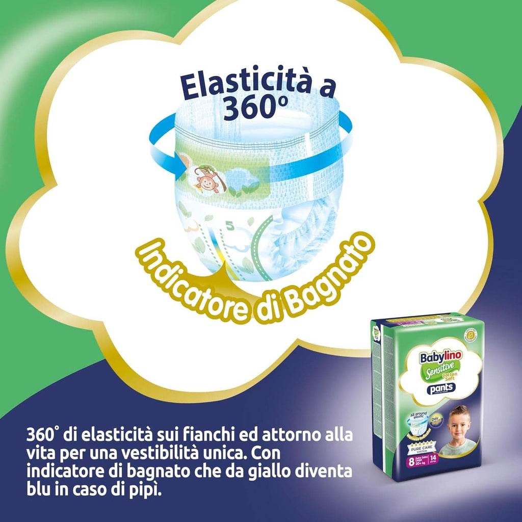 BabyLino, Scutece sensibile din bumbac moale, diverse marimi Mama si Copilul Naty Shop