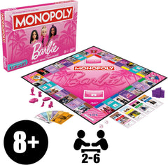 Barbie Edition, le jeu de société classique inspiré du monde onirique de Barbie et de ses aventures, est un jeu original pour les enfants et les adolescents.