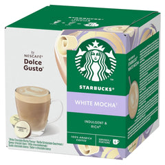 STARBUCKS White Moka par Nescafé Dolce Gusto Kaffeekapseln 6 x 12 (72 Kapseln)