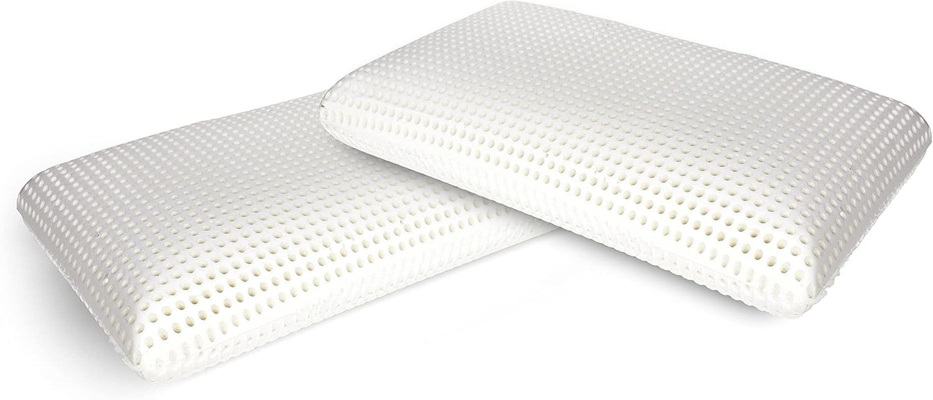 Talamo Italia Lot de 2 Oreillers de Lit 100% Made in Italy Oreiller "Savon" Amovible en Mousse à Mémoire de Forme Perforée Hypoallergénique et Respirant 70X40Xh16 Cm Naty Shop Oreillers Standard Altezza 16 Pas de Housse Oui 2