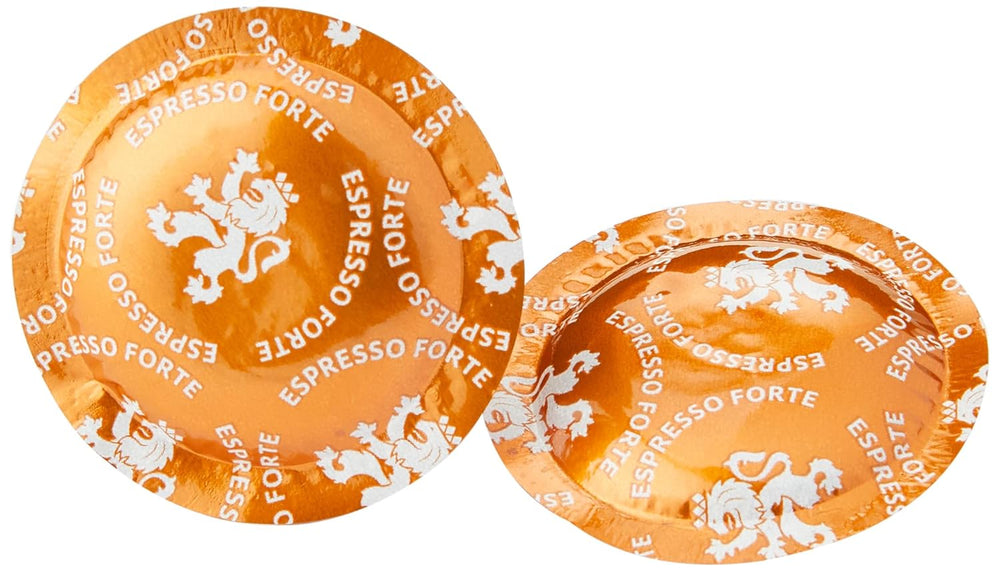 Espresso Forte 50 dosettes pour machine Nespresso professionnelle - Intensité 7/10 - UTZ-zertifiziert & Espresso Decaffeinato 50 dosettes pour machine Nespresso professionnelle - Intensité 7/10