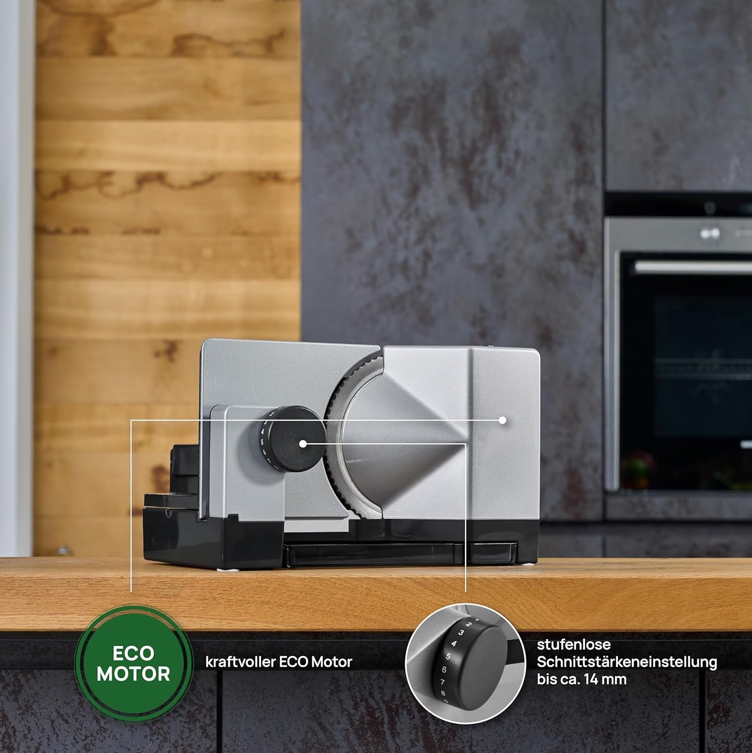 Ritter E 18 Mașină electrică multifuncțională de feliat pentru stângaci, fabricată în Germania Rasnite si Feliatoare Naty Shop