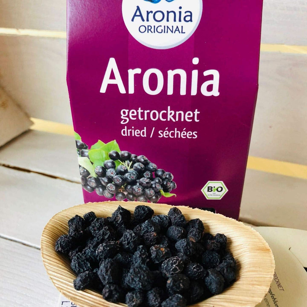 Aronia ORIGINAL, Fruits d'aronia déshydratés, sans conservateurs, sans sucre ajouté, 500 grammes Produits déshydratés Naty Shop
