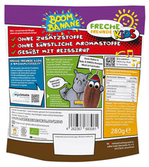 FRECHE FREUNDE KIDS, Bobs & DIKKAs Muesli croquant à la banane et au cacao, Muesli croquant au chocolat pour enfants, faible teneur en sucre, sans additifs, 100 % végétalien, 6 pièces (6 x 280 g)