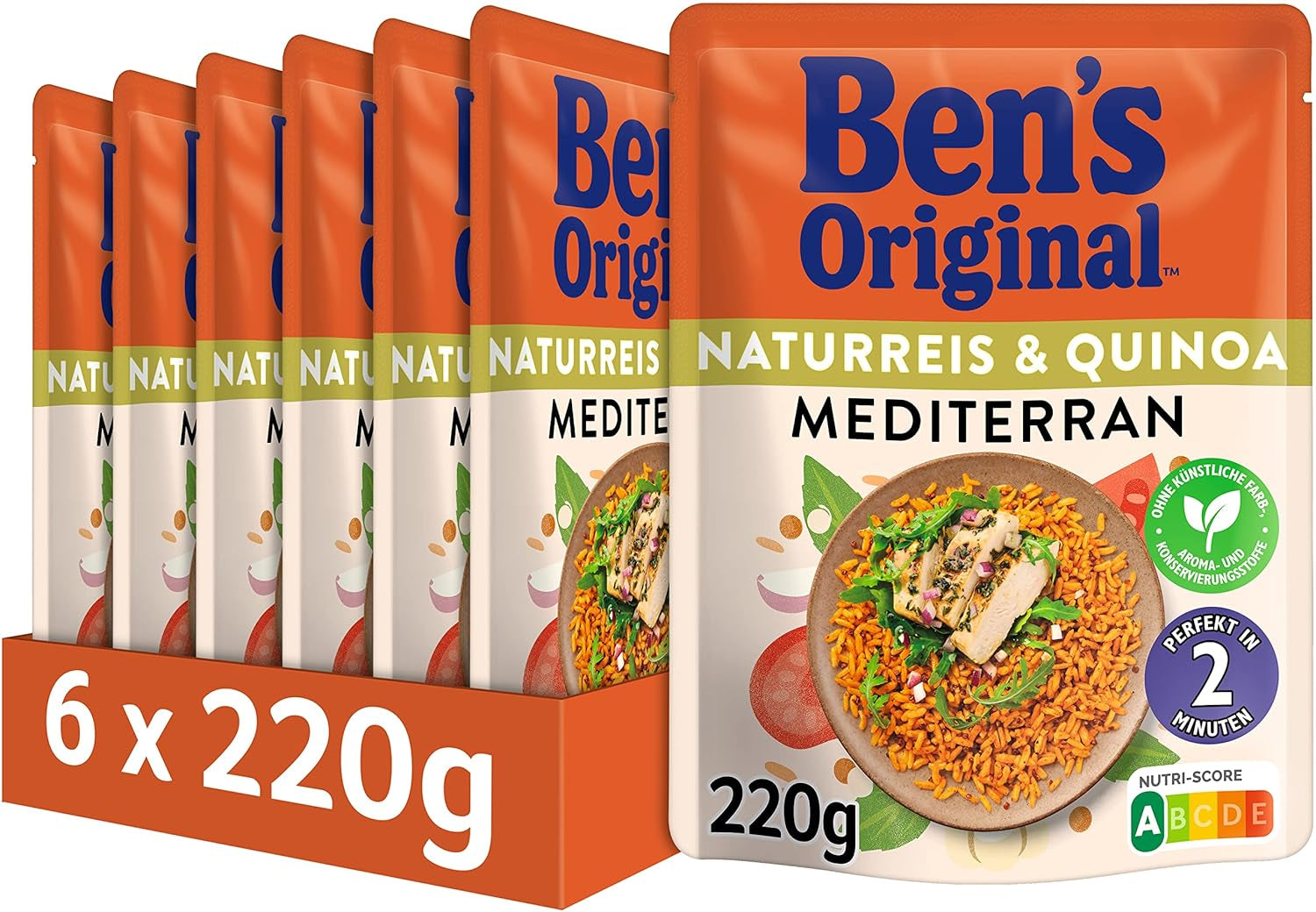 BEN'S ORIGINAL™ riz express naturel 6 x 220g