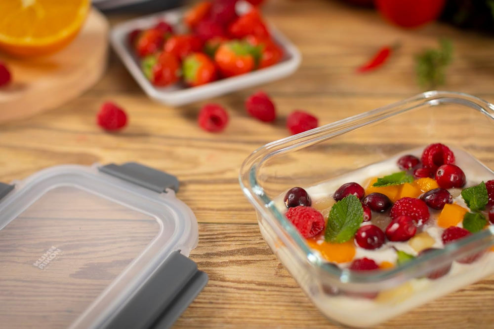 KUHN RIKON 24031 Pot en verre, verre, transparent Boîtes de conservation alimentaire Naty Shop