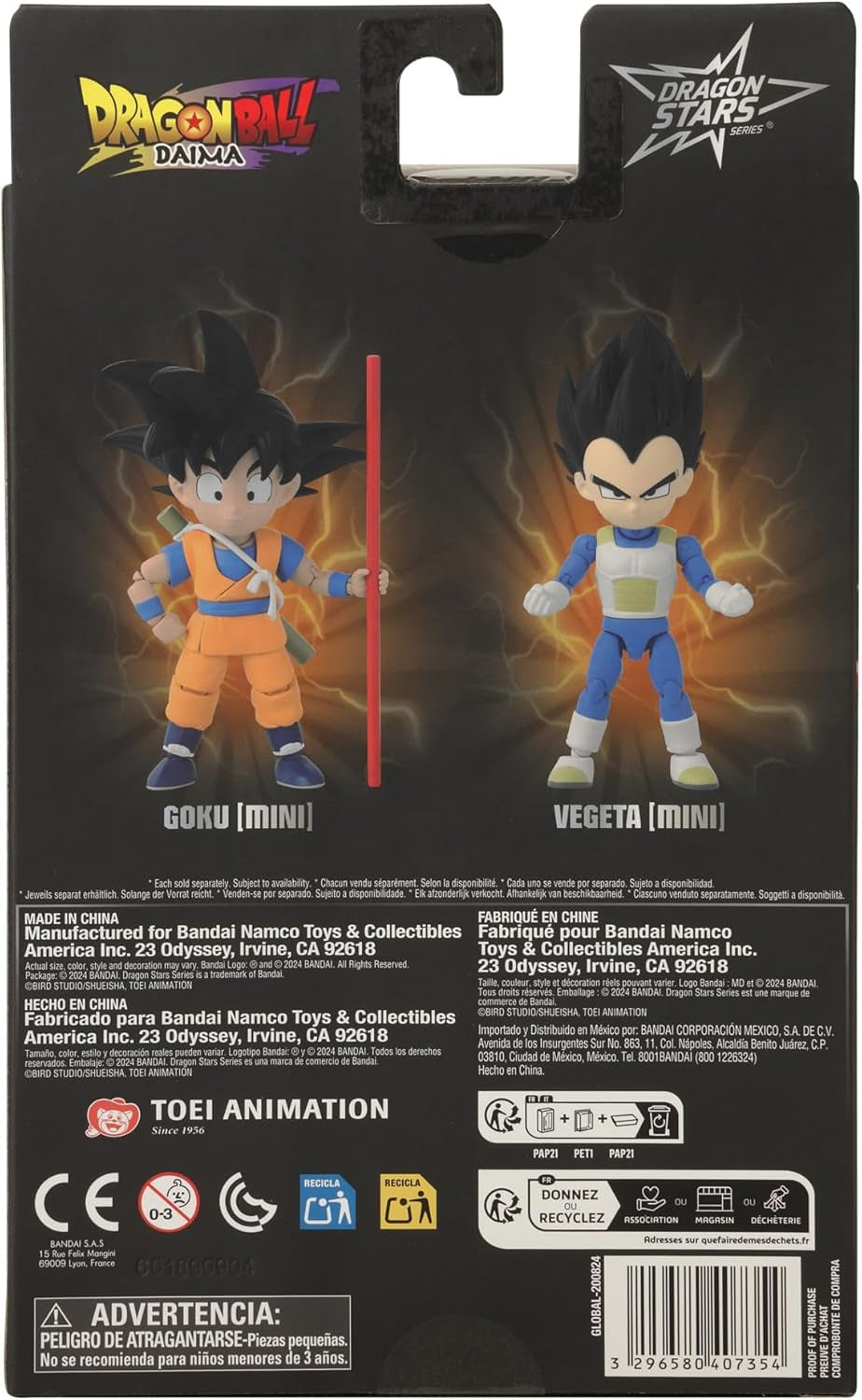 BANDAI - Dragon Ball Daima Kid Goku - Figurine Dragon Star 17 cm - Figurine Kid Goku avec Accessoires - Licence Officielle Dragon Ball - Figurine Mini Goku Mobile - Jouet à partir de 4 ans - 40735 Figurines Naty Shop