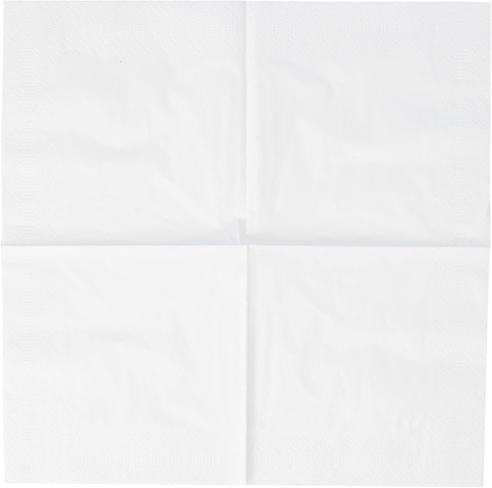 Serviette, papier, blanche, 33 cm, 250