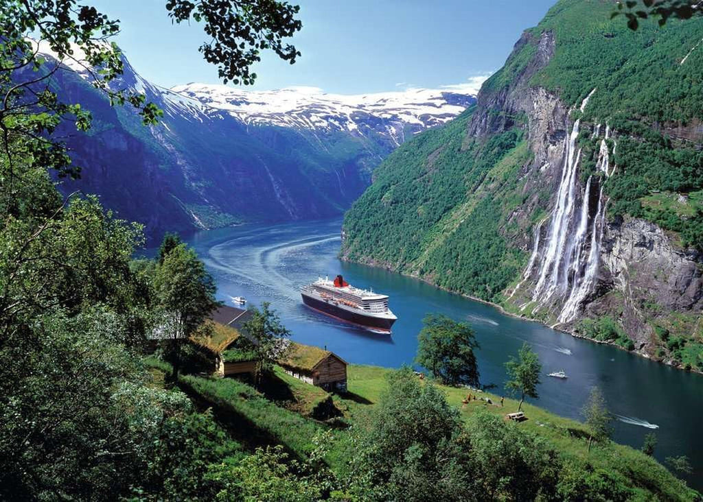 Ravensburger Puzzle 12000475 - Norwegian Fjord - Puzzle de 1000 de piese pentru adulți și copii de la 14 ani, puzzle cu peisaj norvegian Puzzle Naty Shop