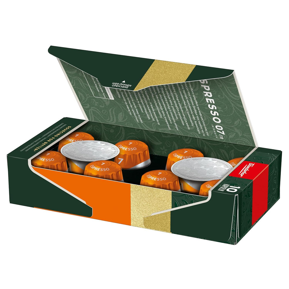 Jacobs Kaffeekapseln Espresso Classico, Intensité 7/12, 10 x 10 tasses, Nespresso* compatible Kaffee Kapseln, 100 Kapseln