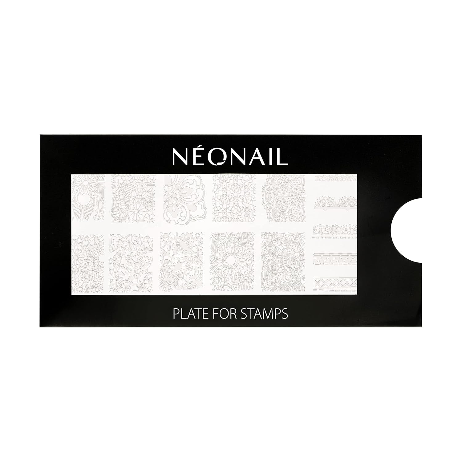NÉONAIL Nagel Stempel Mit Schaber - Nägel Selber Machen - Nail Art Stamper - Nageldesign Für Nagel Schablone - French Nails Stempel - Silikon Nagelstempel