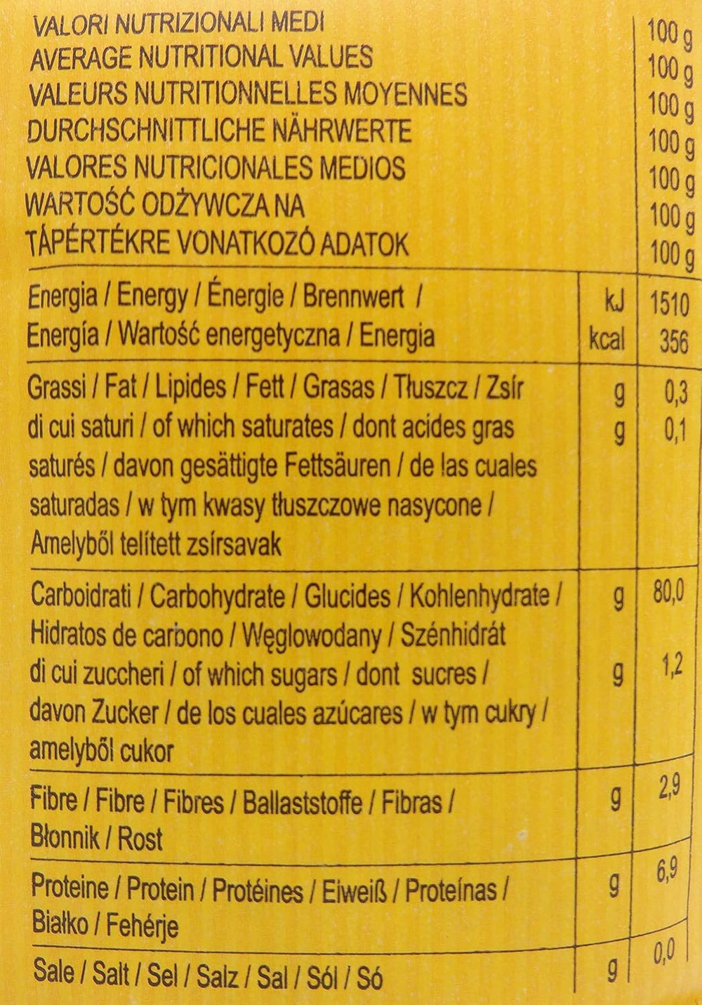 Pâtes sans gluten Mezze Penne au maïs et riz, 400 g