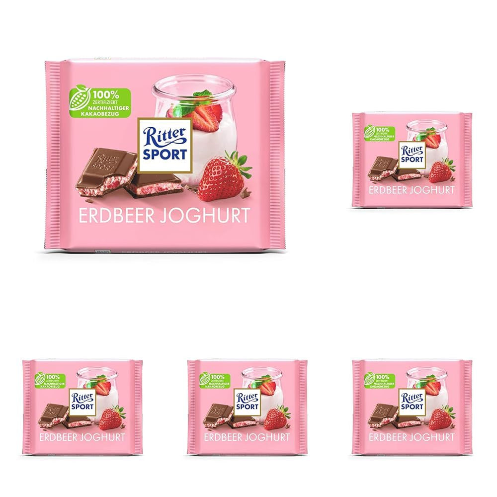 Ritter Sport 250g Chocolat au lait alpin, Le meilleur chocolat au lait entier au goût crémeux, Chocolat classique à partager entre amis, 11 barres x 250g