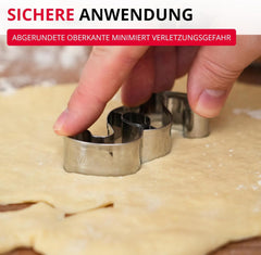 Westmark Emporte-pièce en forme de paragraphe – Emporte-pièces en acier inoxydable pour avocats et professionnels du droit – Forme précise pour pâte, fromage, légumes et décorations de fête, 8 cm