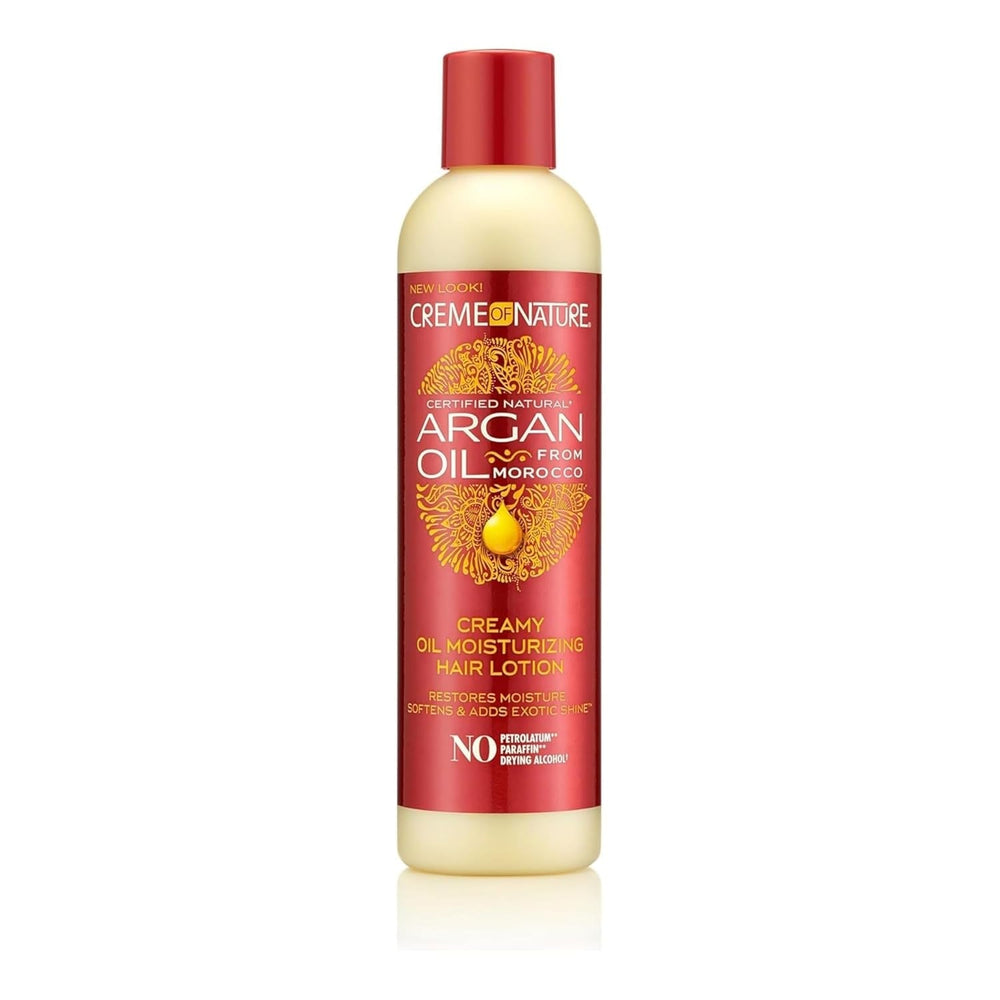 Creme Of Nature Argan Oil Intensive Conditioning Treatment Tratament intensiv de hidratare și restructurare, balsam cu ulei de argan, îngrijire pentru toate tipurile de păr - 50 ml Masca de par Naty Shop Loțiune pentru păr