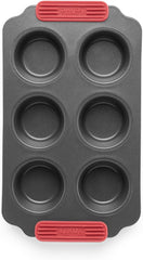 Lékué Muffin-Backform, Antihaftbeschichte, Metall, 6 Mulden Moules et plaques à pâtisserie Naty Shop