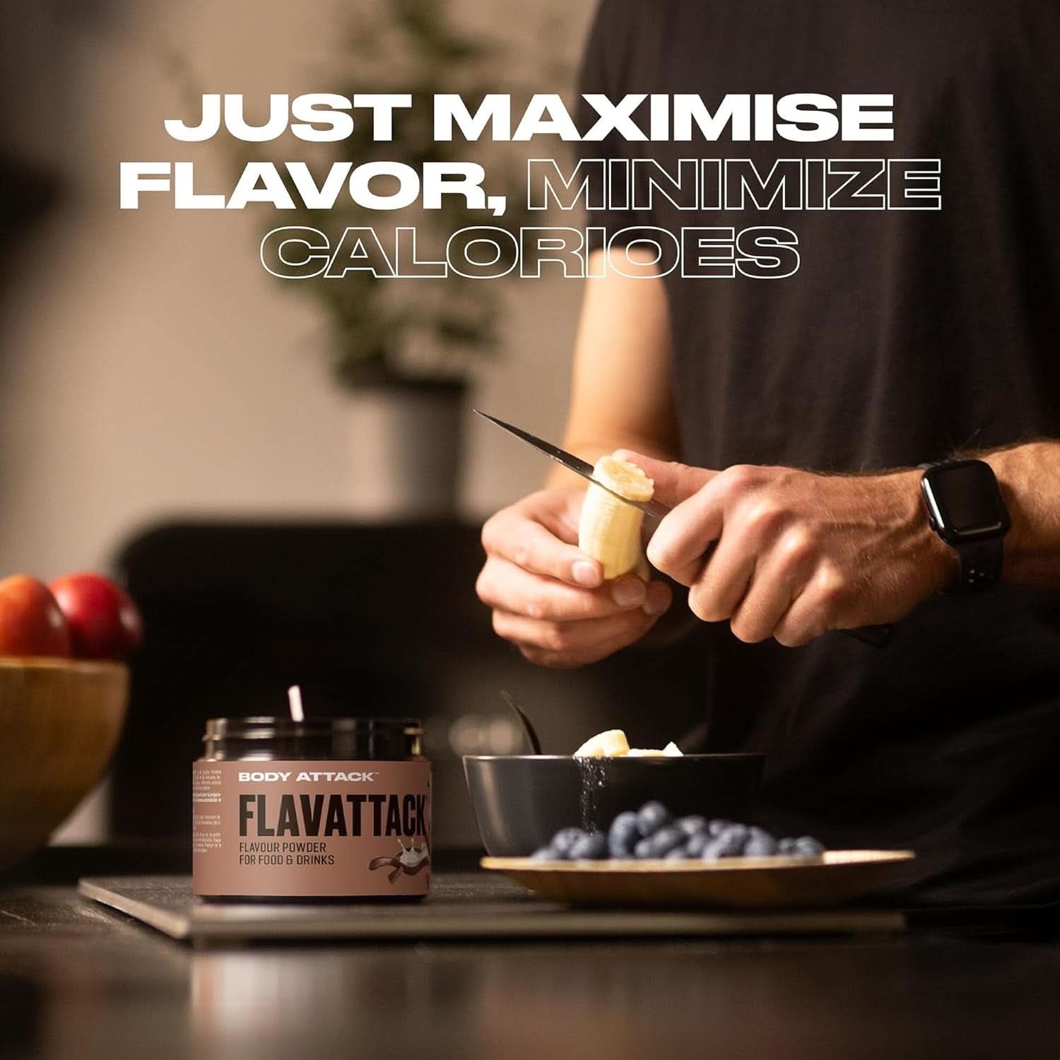 Body Attack Flavattack®, Brownie Double Choc, 250G / 83 portions Arômes Naty Shop
