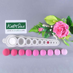 Katy Sue, Mulaj Silicon Semisfere Dif. Dimensiuni, Dozare Pasta Zahar, 10 cavitati Bucatarie Naty Shop