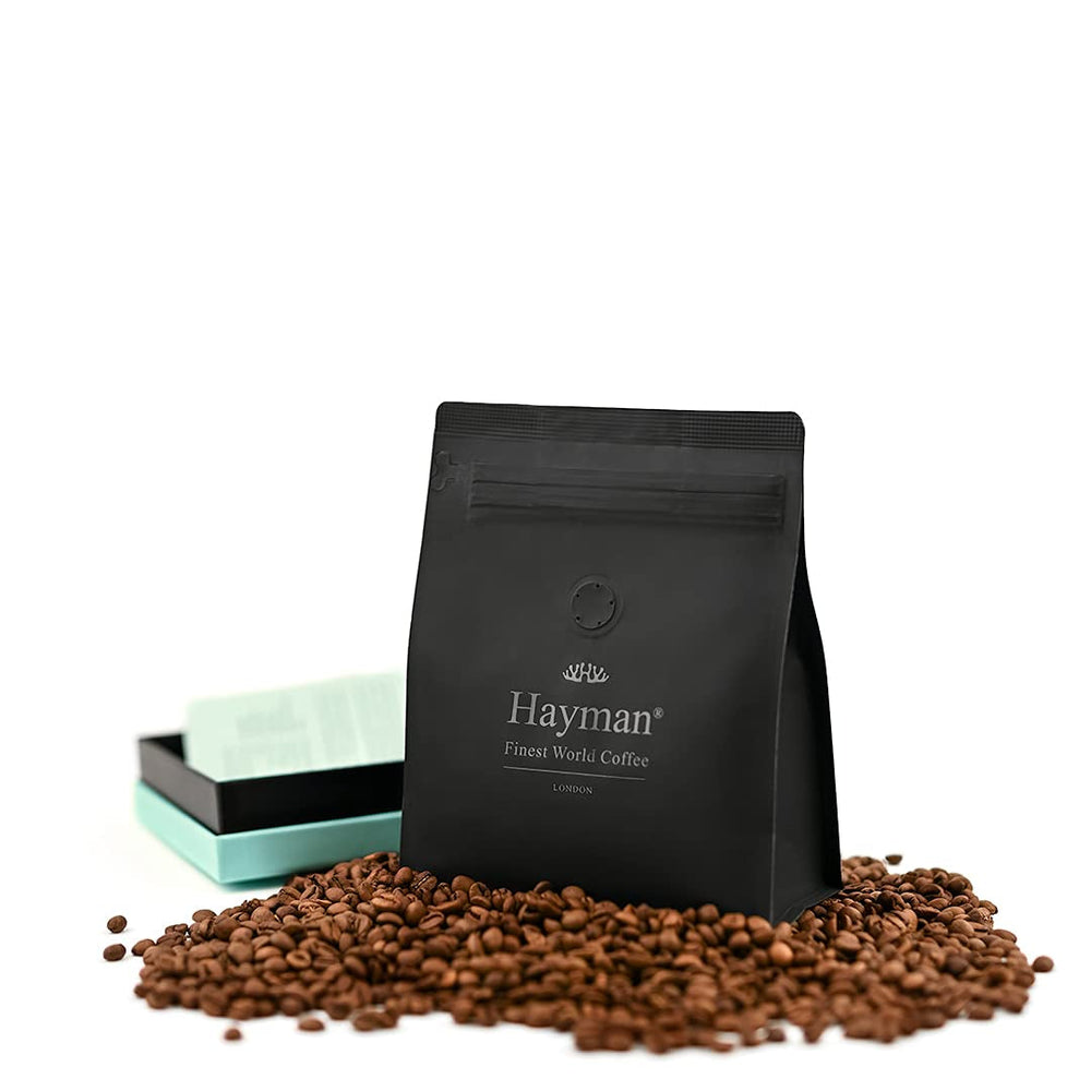 Hayman, The Legends Spezialkaffee-Geschenkset, Jamaica Blue Mountain + Hawaii Kona + Panama Geisha, ganze Bohne, mittelgeröstet, 3 Boxen mit je 100 g Kaffee (insgesamt 300 g) | frisch geröstet