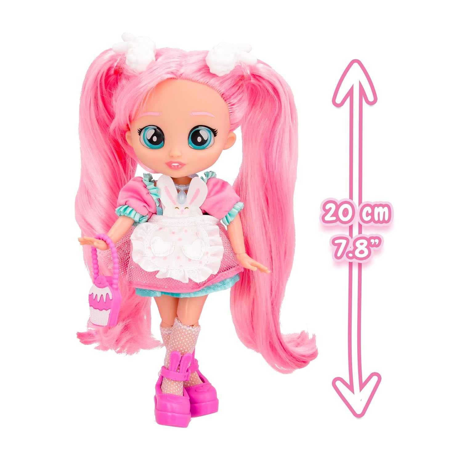 BFF BY CRY BABIES Coney - Poupée de mode pour petits et grands, avec des cheveux longs, des vêtements et 9 accessoires - Jeux de jeux pour filles et jeunes +3 ans