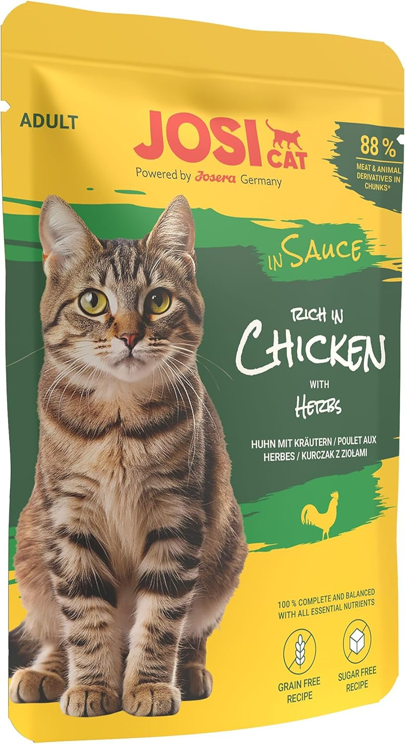 Multipack Sélection Mixte en Sauce (12 x 85 g) | Adulte | Nourriture humide premium en sauce pour chats trop grands Multipack myth 4 Sorten | Ohne Konservierungsmittel | paquet de 12