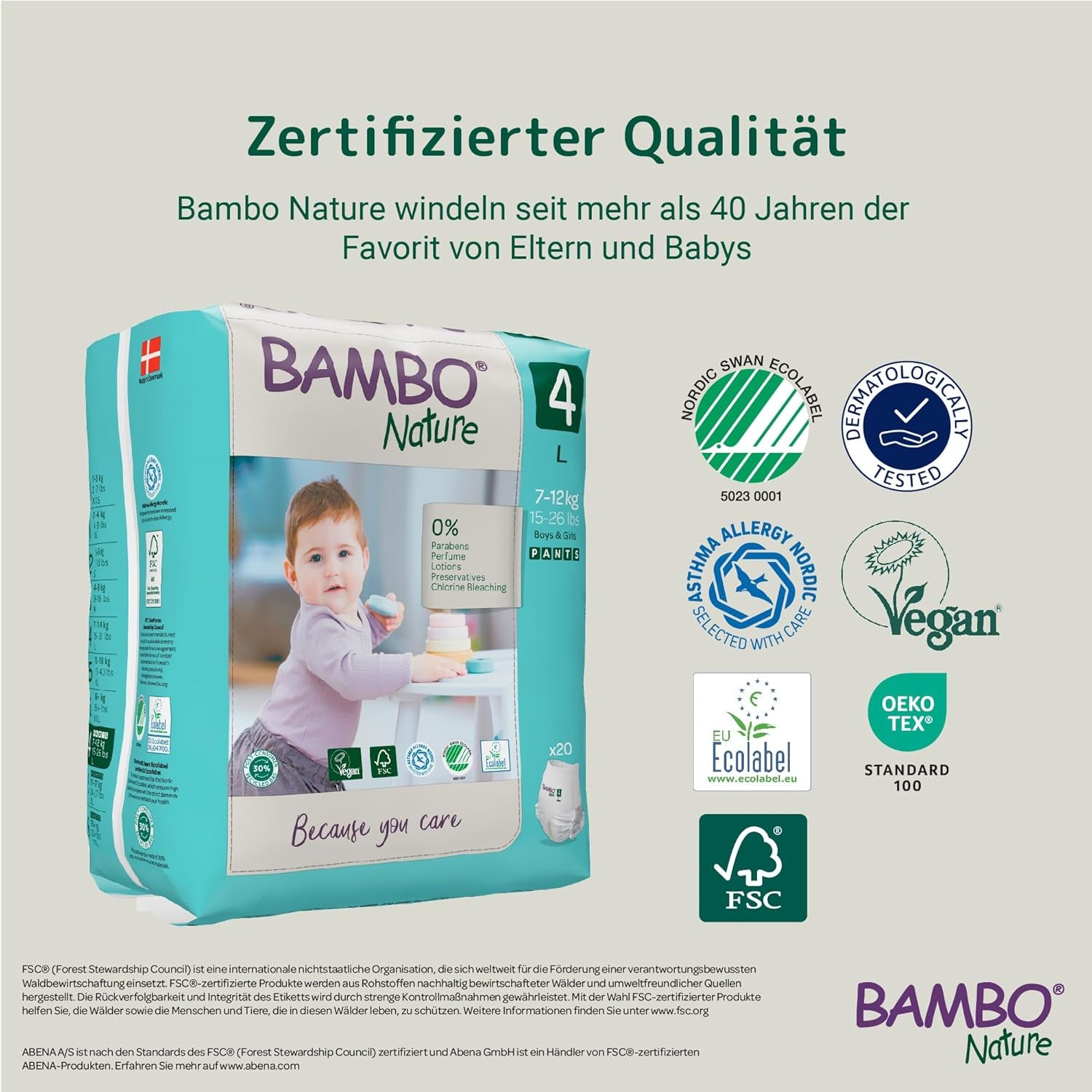 Pantalon de survêtement Bambo Nature Premium