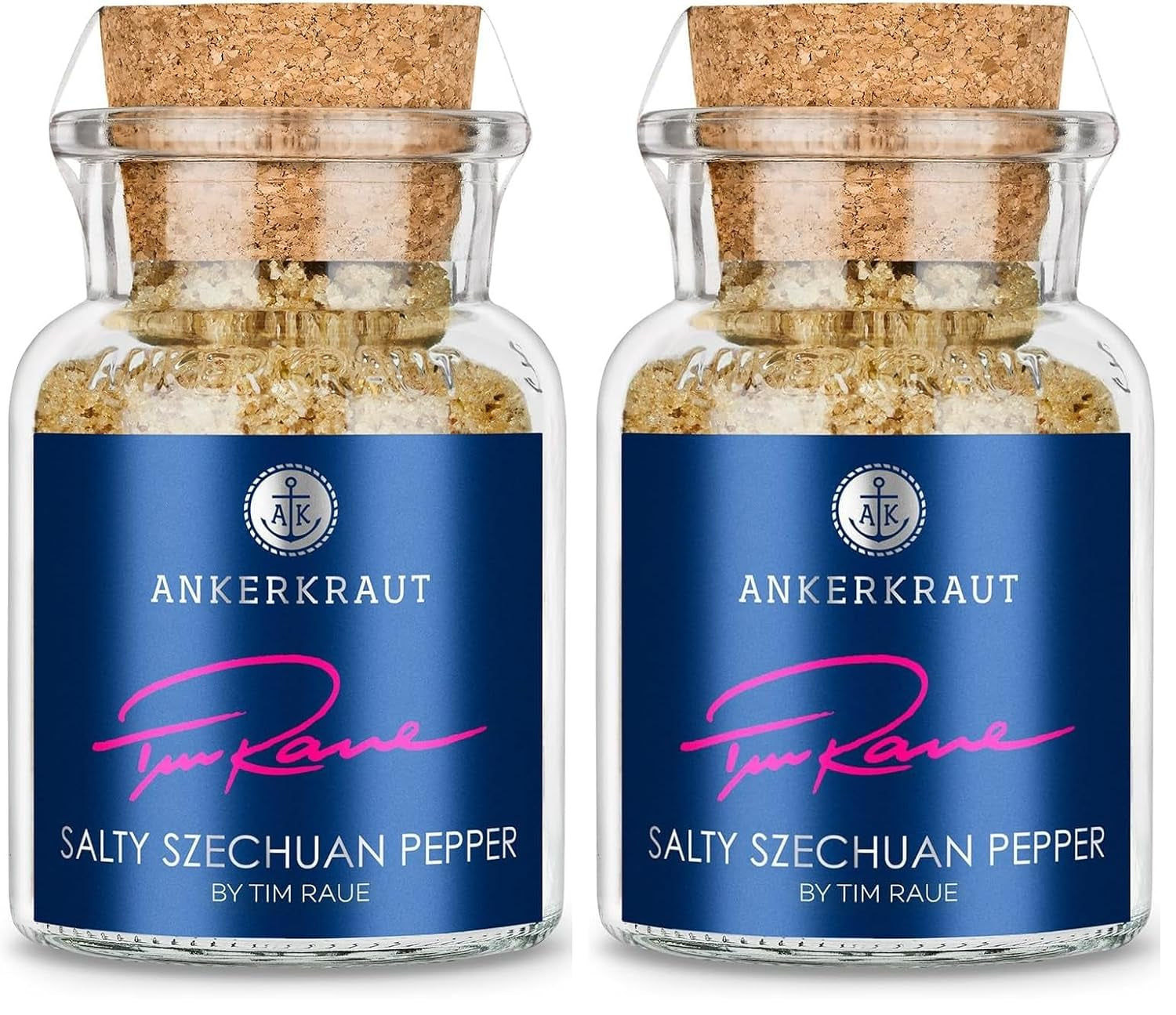 Ankerkraut Smoky Fries de Tim Raue, divers ingrédients pour pommes frites, pommes gourmandes avec arôme raffiné, 145 g dans un verre Korkenglas