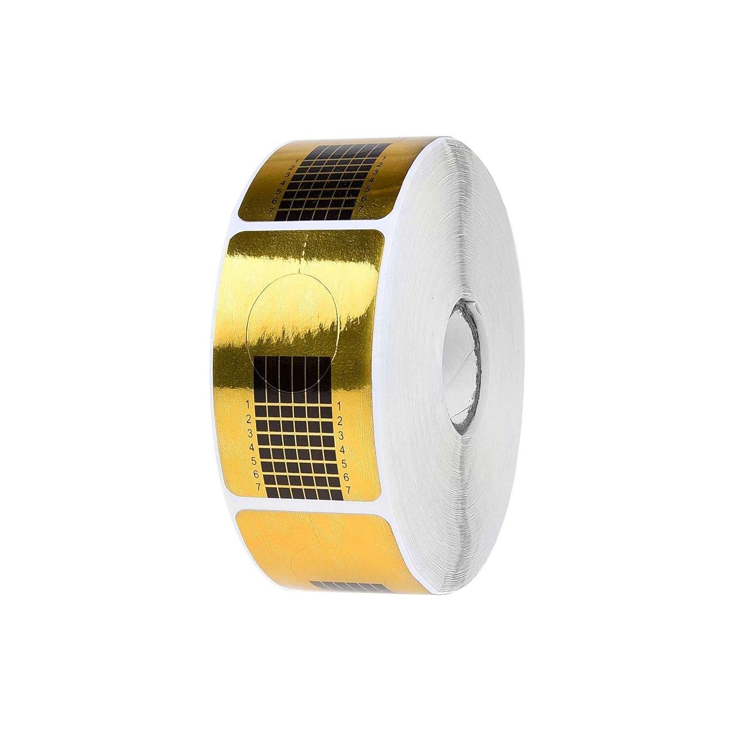 500 pièces. Autocollants rectangulaires pour instructions d'extension d'ongles - French Nail Shaper - pour extensions d'ongles en acrylique, gel UV, gel de polyuréthane - Utilisés par les techniciens des ongles, les spécialistes des ongles, les professionnels