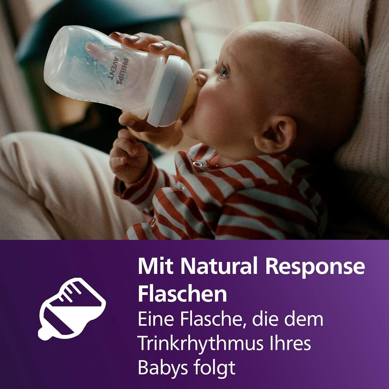 Pompe à lait électrique Philips Avent Natural Motion - Set Zum Abpumpen, Aufbewahren Und Füttern Inkl. Flaschen, Schnuller Und Becher (Modèle SCD340/31) Accessoires d'alimentation et d'allaitement Bebe Naty Shop