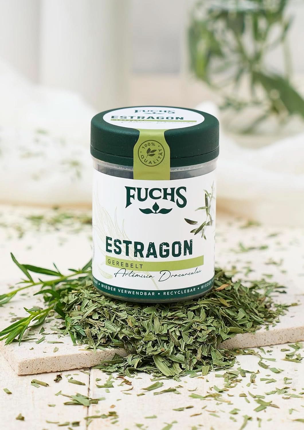 Fuchs, estragon, herbes françaises pour affiner les salades ou sauce hollandaise, 10 grammes Condimente Naty Shop