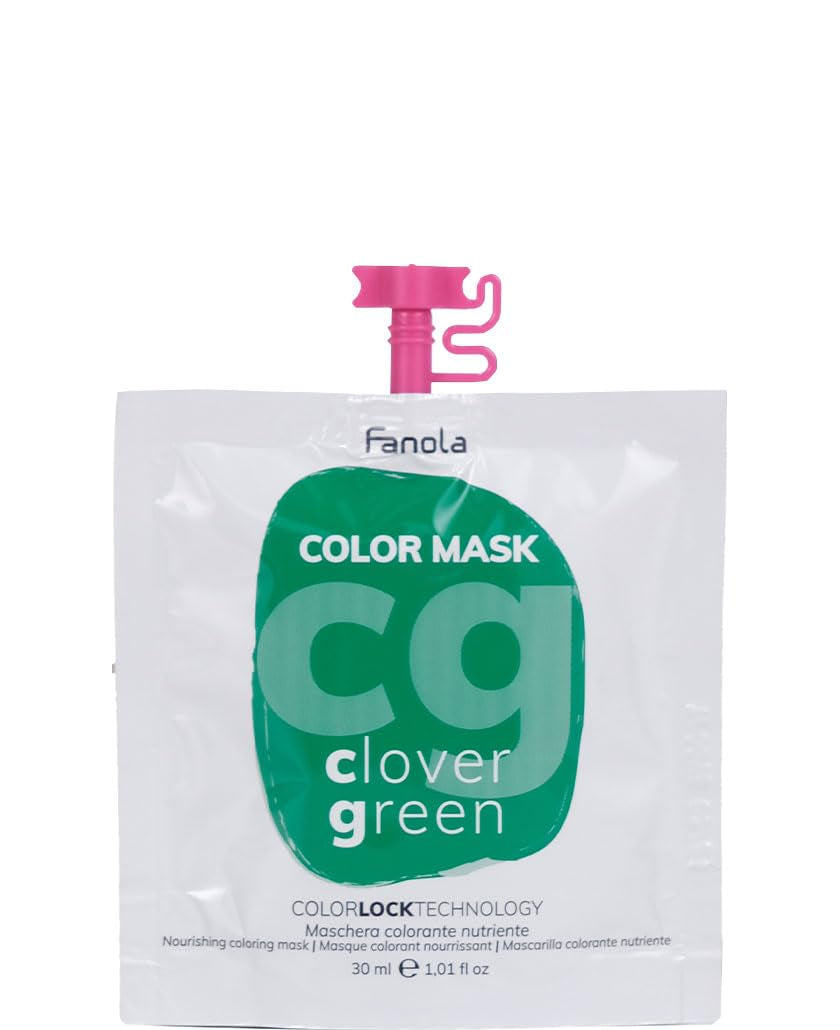 Fanola Clover Green Color Mask 30ml Naty Shop Masque Capillaire Titre par défaut